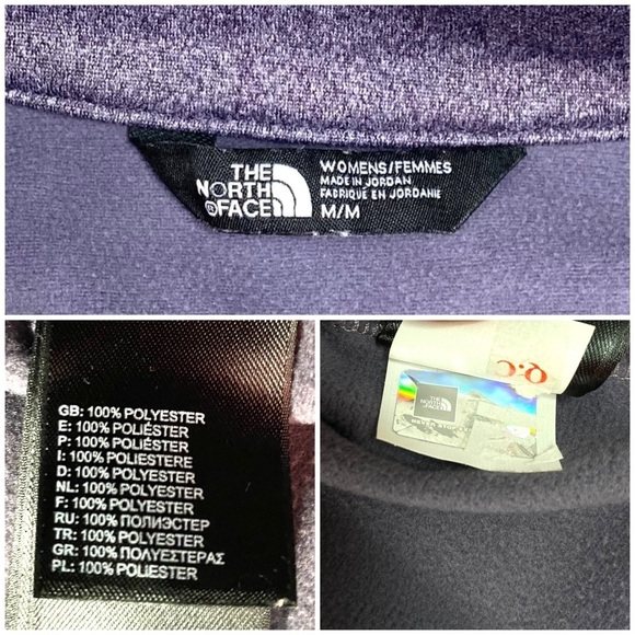 THE North Face Canyonlands 1/4 zip Fleece Pullover In Purple - Picture 5 of 7